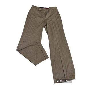 Olsen Europe Tan Brown Women's Dress Pants 12 Anna